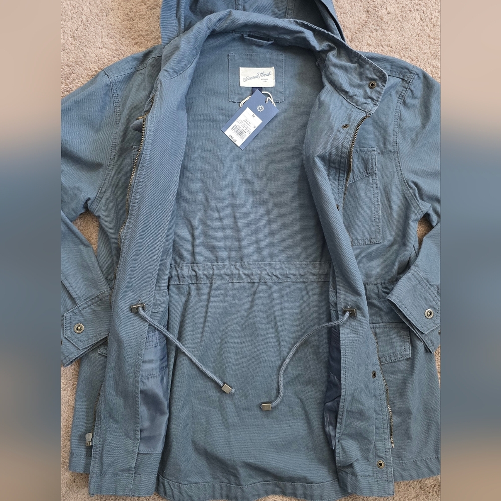 Universal Thread Blue Utility Jacket Women's Medi… - image 5